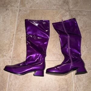 Purple Women's Knee-High Boots